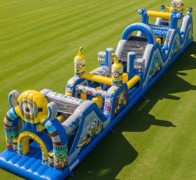 T7-4255 Minions Theme Inflatable Obstacl...
