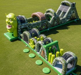 T7-4350 Shrek Theme Inflatable Obstacle ...