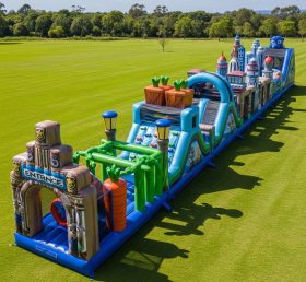 T7-4470 Zootopia Theme Inflatable Obstac...