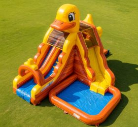 T8-5400 Duck Theme Inflatable Water Slid...