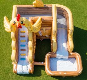 T8-5489 Chicken Theme Inflatable Water S...