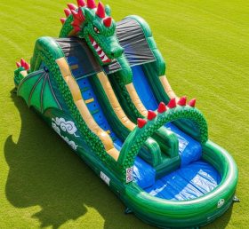 T8-5546 Dragon Theme Inflatable Water Sl...