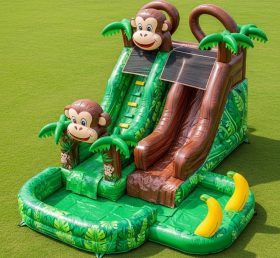 T8-5691 Monkey Theme Inflatable Water Sl...