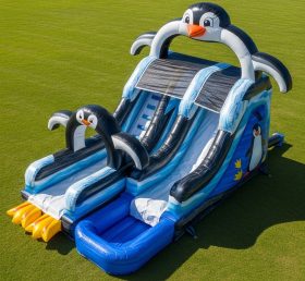 T8-5743 Penguin Theme Inflatable Water S...