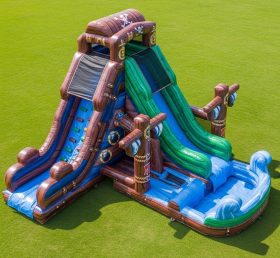 T8-5759 Pirates Theme Inflatable Water S...