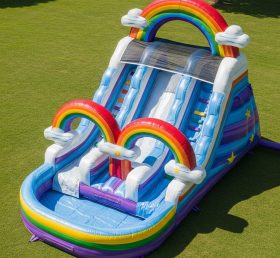 T8-5777 Rainbow Theme Inflatable Water S...