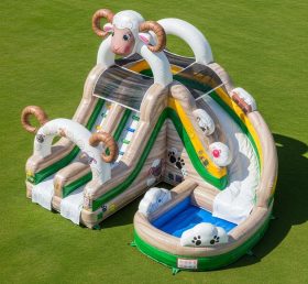 T8-5806 Sheep Theme Inflatable Water Sli...