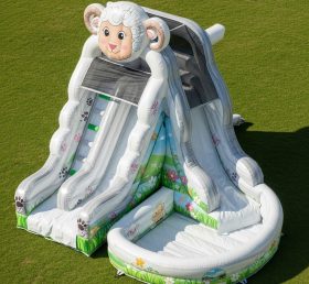 T8-5807 Sheep Theme Inflatable Water Sli...