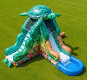 T8-5856 Turtle Theme Inflatable Water Sl...