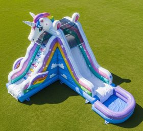 T8-5859 Unicorn Theme Inflatable Water S...