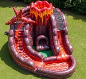 T8-5866 Volcano Theme Inflatable Water S...