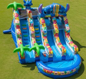 T8-7292 Lilo & Stitch Theme Inflatable W...
