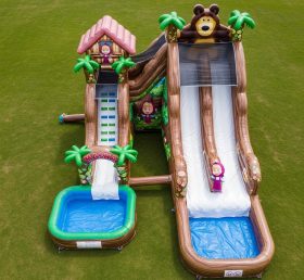 T8-7309 Masha and the Bear Theme Inflata...