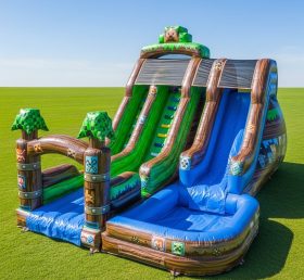 T8-7324 Minecraft Theme Inflatable Water...