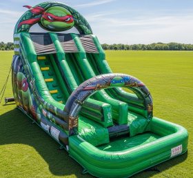 T8-7368 Ninja Turtles Theme Inflatable W...