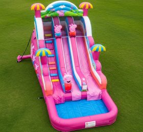 T8-7388 Peppa Pig Theme Inflatable Water...