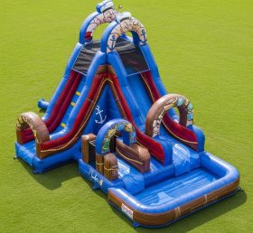 T8-7414 Popeye Theme Inflatable Water Sl...