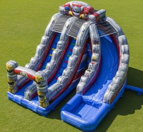 T8-7421 Power Rangers Theme Inflatable W...