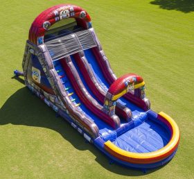 T8-7426 Roblox Theme Inflatable Water Sl...