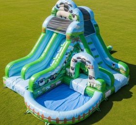 T8-7446 Shaun the Sheep Theme Inflatable...