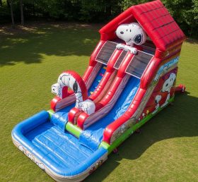 T8-7466 Snoopy Theme Inflatable Water Sl...