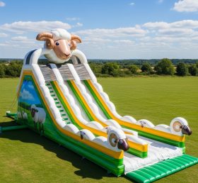 T8-7816 Sheep Theme Inflatable Slide