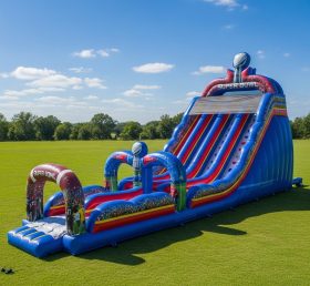 T8-7876 Super Bowl Theme Giant Slide