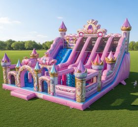 T8-8749 Princess Castle Inflatable Combo...