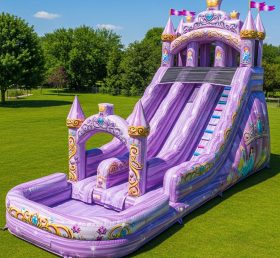 T8-8767 Princess Castle Inflatable Water...