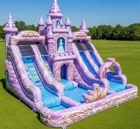 T8-8770 Princess Castle Inflatable Water...