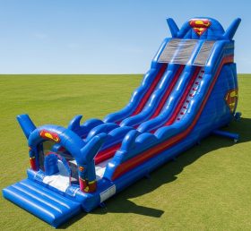T8-9124 Superman Inflatable Slide