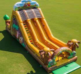 T8-9176 Winnie the Pooh Inflatable Slide