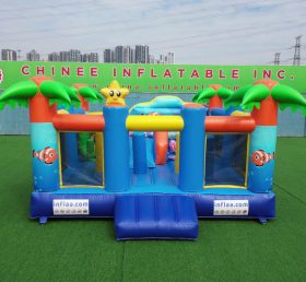 T2-8118 Tropical Ocean Inflatable Bounce...