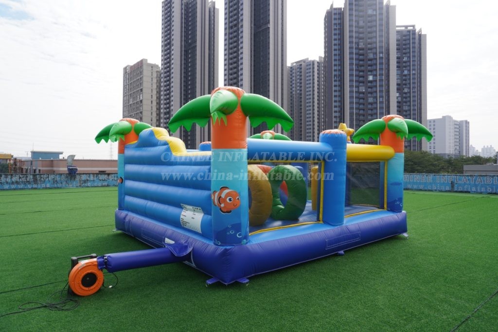 T2-8118 Tropical Ocean Inflatable Bounce House