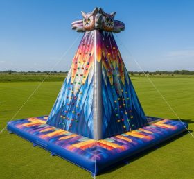 T11-4647 Owl Theme Inflatable Climbing W...