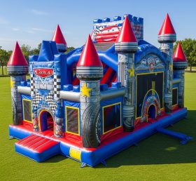 T5-2030 Cars Theme Inflatable Castles