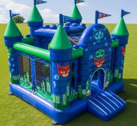 T5-2117 PJ Masks Theme Inflatable Castle...