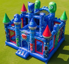T5-2118 PJ Masks Theme Inflatable Castle...