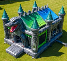 T5-2313 Godzilla Theme Inflatable Castle...