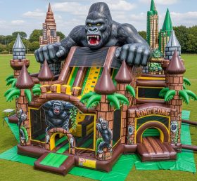 T5-2330 King Kong Theme Inflatable Castl...