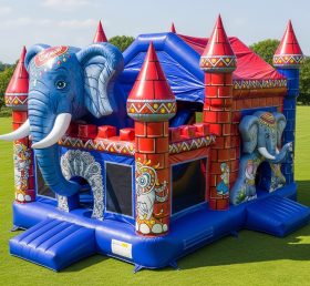 T5-2625 Elephant Theme Inflatable Castle...