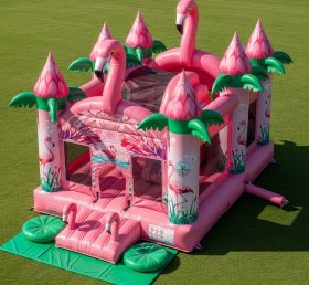 T5-2638 Flamingo Theme Inflatable Castle...