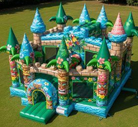 T5-2767 Tropical Theme Inflatable Castle...