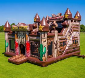 T5-2785 Wild West Theme Inflatable Castl...