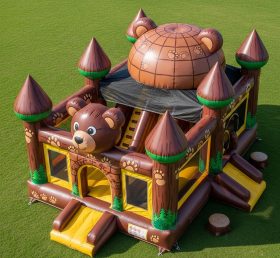 T5-2818 Bear Theme Inflatable Castles
