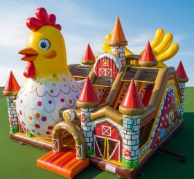 T5-2846 Chicken Theme Inflatable Castles