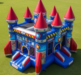 T5-3055 Rocket Theme Inflatable Castles