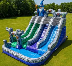 T8-9387 Wizard Theme Inflatable Water Sl...