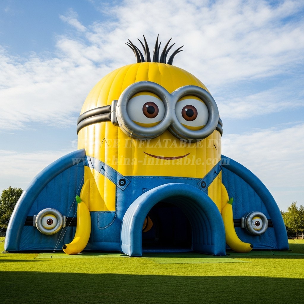Tent1-6043 Minions Theme Inflatable Tent