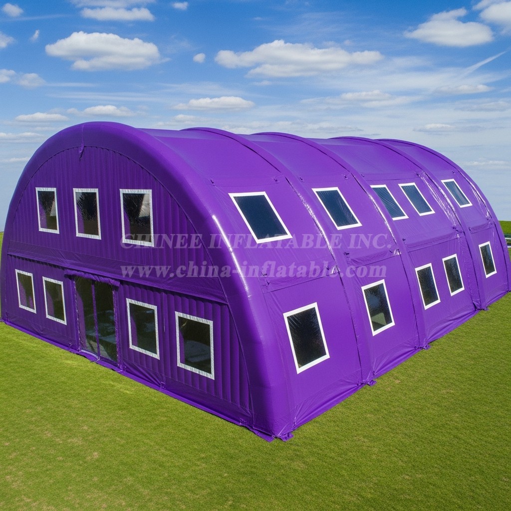 Tent1-6065 Purple Windowed Inflatable Tent